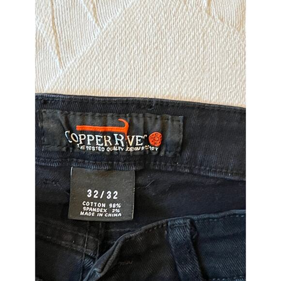 Copper Rivet Slim Fit Distressed Jeans - Picture 3 of 3